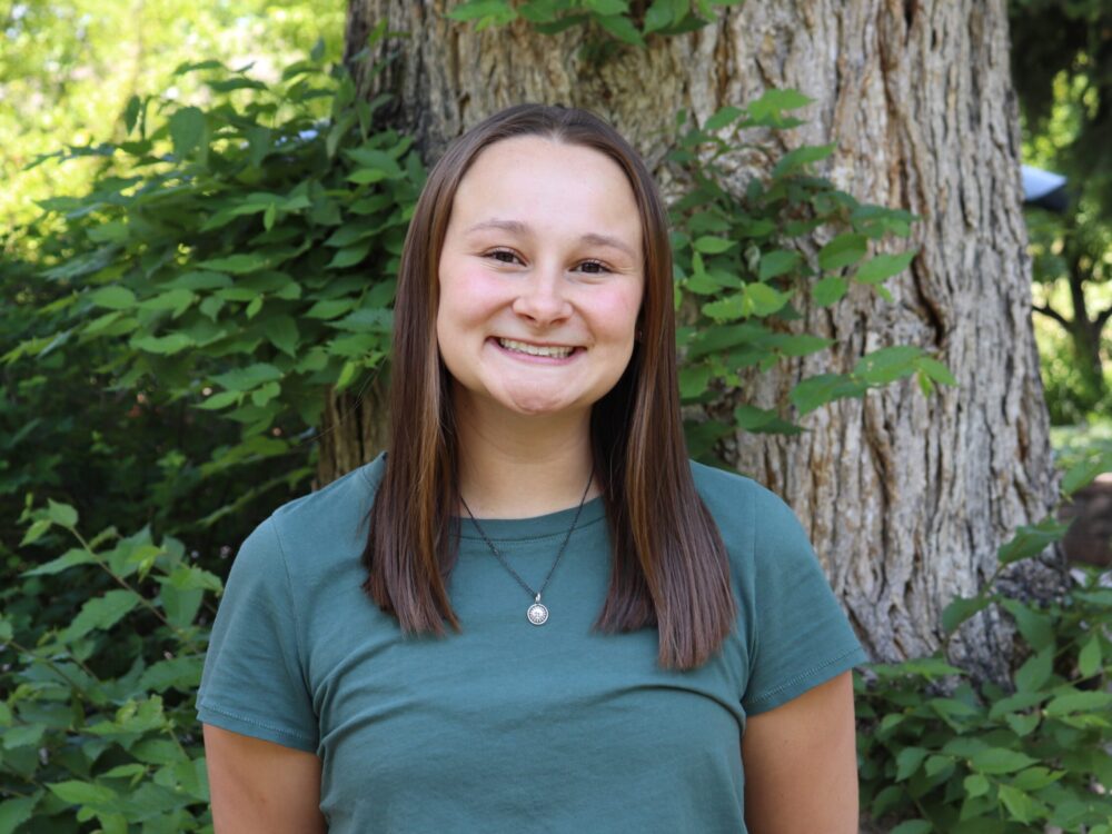 An outdoor portrait of Lauren Teague